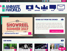 Tablet Screenshot of animatetheworld.eu